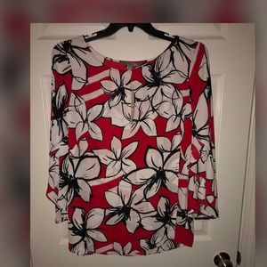 Valerie Stevens Floral Blouse